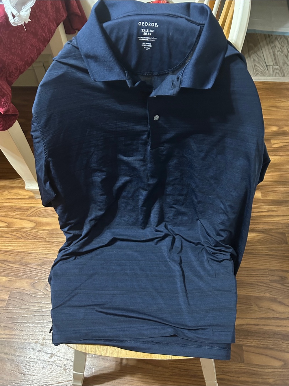 George Men's Navy Polo Shirt